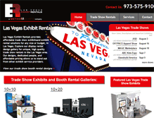Tablet Screenshot of lasvegasexhibitrental.com